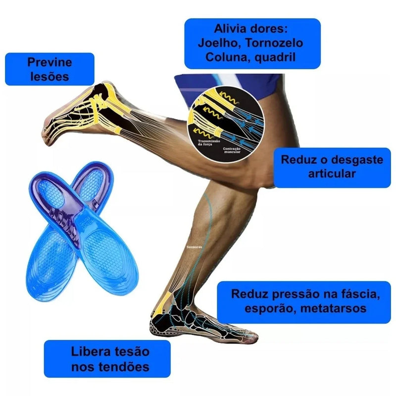 Palmilha Anatômica Silicone