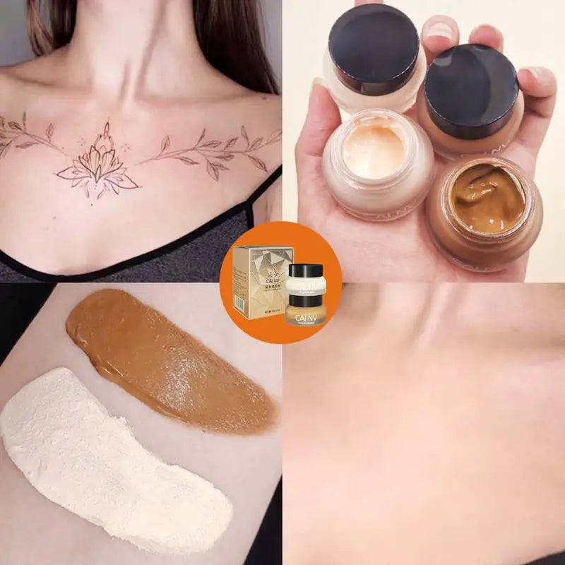 Kit Maquiagem Corretiva Para Cobrir Tattoo